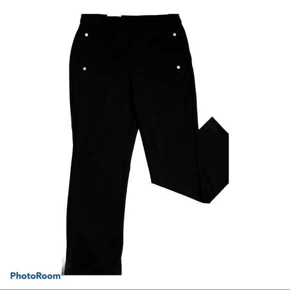 Andrew Marc Pants - Marc NY Dress Slacks Black High Waist Pants $79
